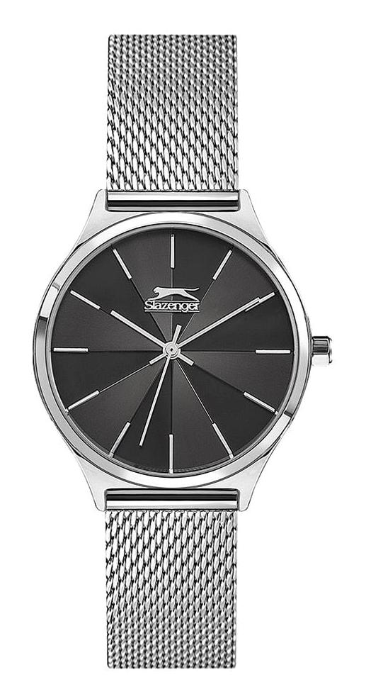 Slazenger SL.09.1853.3.04 34 mm Gri Çelik Kordon Analog Kadın Kol Saati