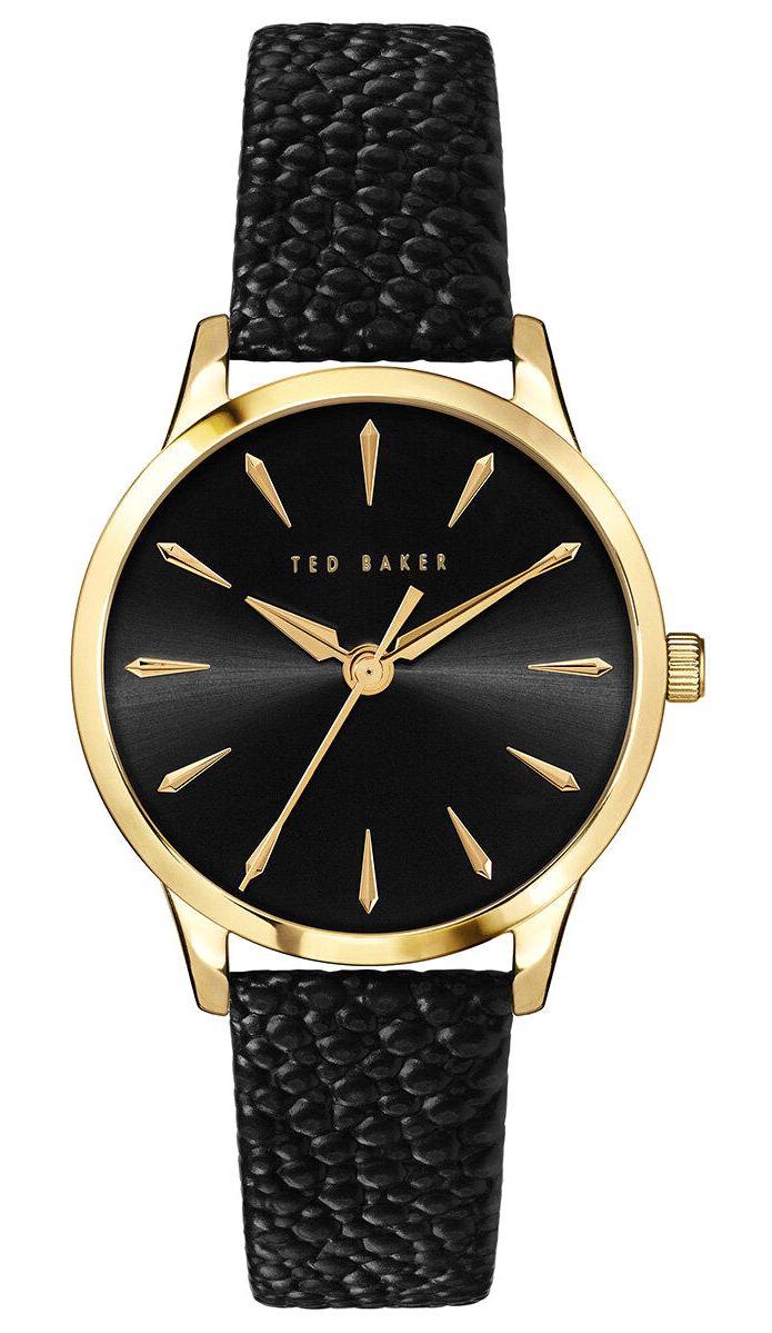 Ted Baker TBBKPFZF124 34 mm Siyah Deri Kordon Analog Kadın Kol Saati