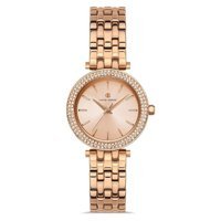 David Guner DG-8460LA-C5 32 mm Rose Gold Çelik Kordon Analog Kadın Kol Saati