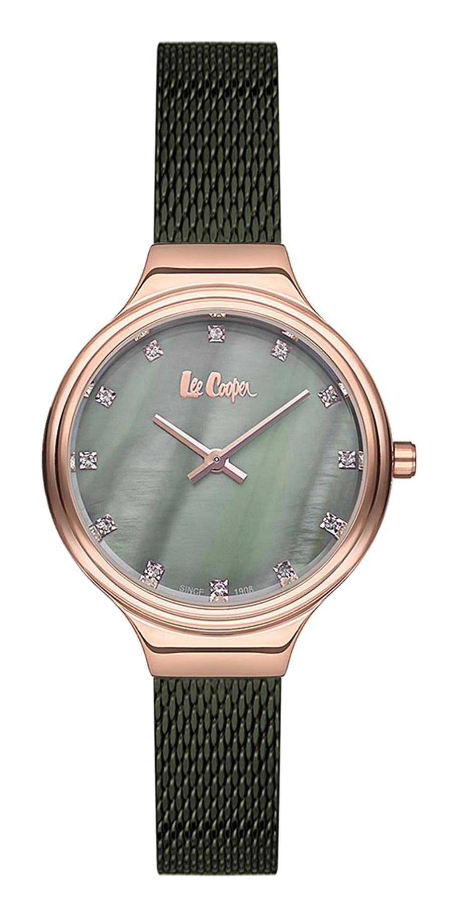 Lee Cooper LC06629.470 40 mm Siyah Çelik Kordon Analog Kadın Kol Saati