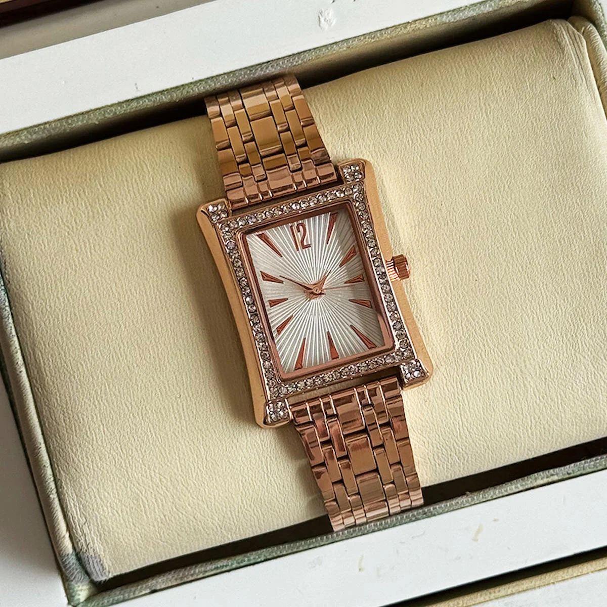 Spectrum 37 mm Rose Gold Metal Kordon Analog Kadın Kol Saati
