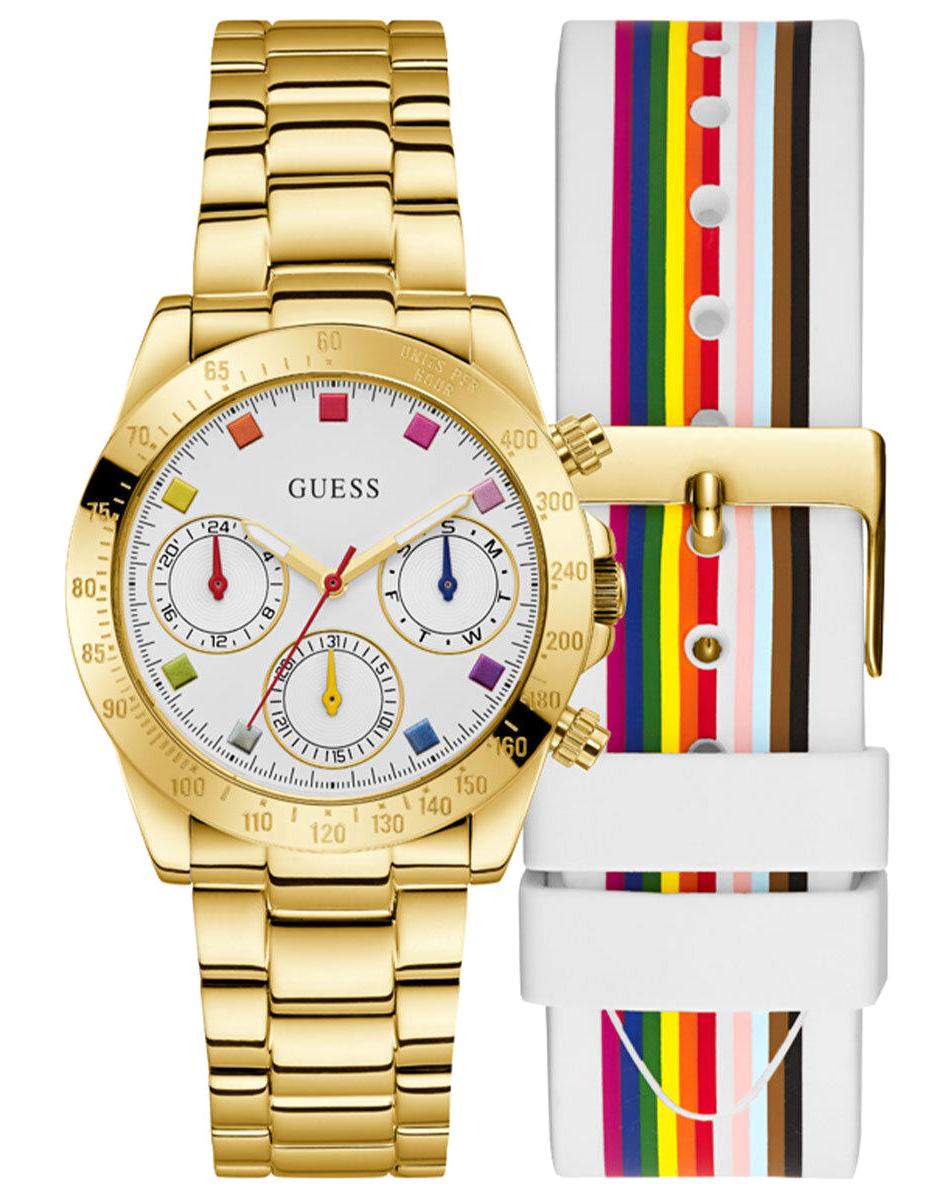 Guess GUGW0457L1 Takvimli 38 mm Altın Çelik Kordon Analog Kadın Kol Saati