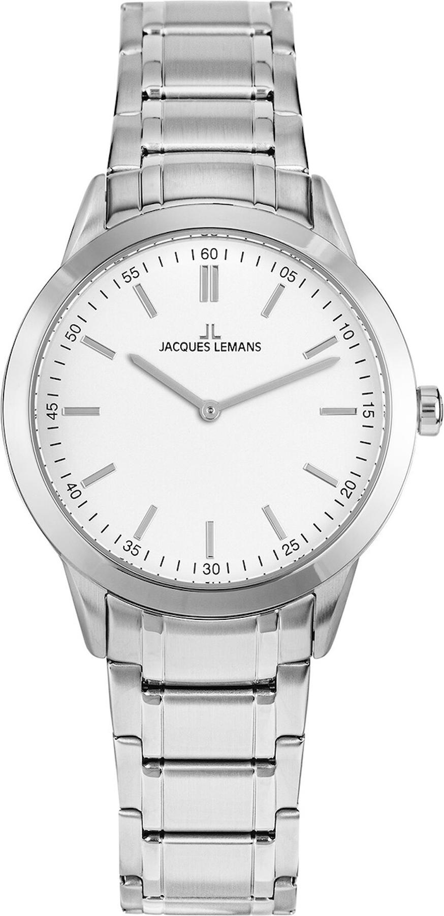 Jacques Lemans 1-2097B 30 mm Gri Çelik Kordon Analog Kadın Kol Saati