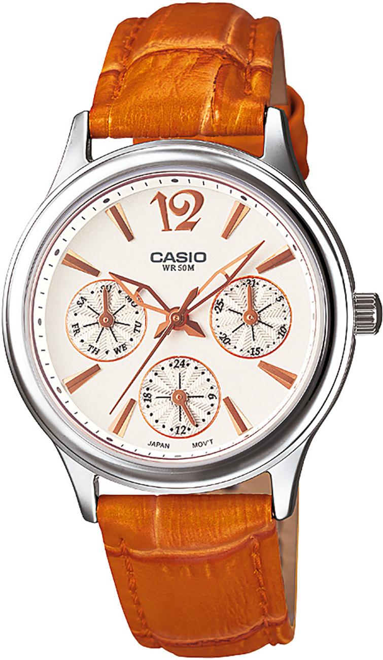 Casio LTP-2085L-5AVDF 32 mm Kahverengi Deri Kordon Analog Kadın Kol Saati