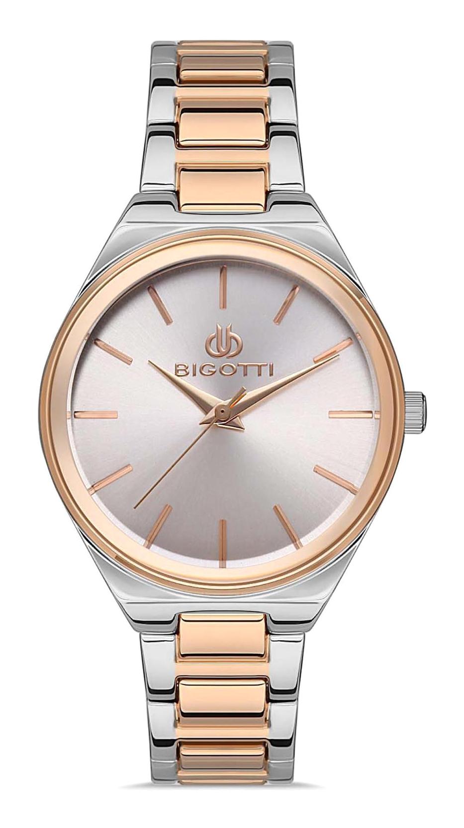 Bigotti BG.1.10463.3 36 mm Gri-Rose Gold Çelik Kordon Analog Kadın Kol Saati