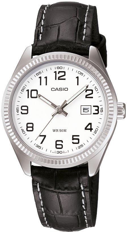 Casio LTP-1302L-7BVDF 30 mm Siyah Deri Kordon Analog Kadın Kol Saati