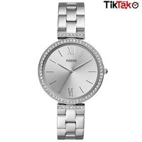Fossil FES4539 38 mm Gri Çelik Kordon Analog Kadın Kol Saati