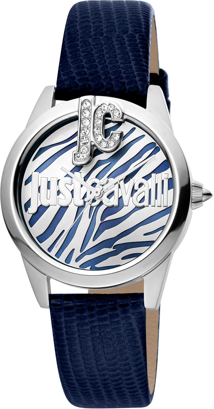Just Cavalli JC1L099L0015 32 mm Lacivert Deri Kordon Analog Kadın Kol Saati