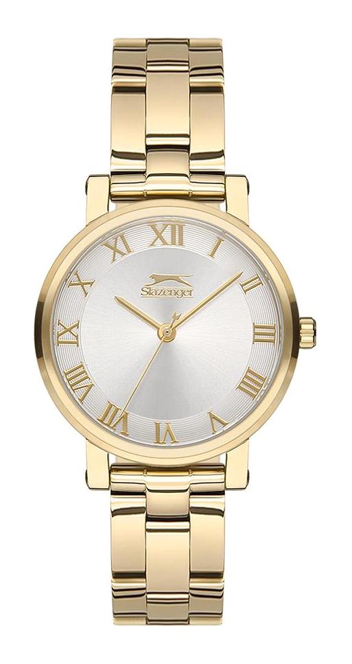 Slazenger SL.09.1577.3.05 38 mm Altın Çelik Kordon Analog Kadın Kol Saati