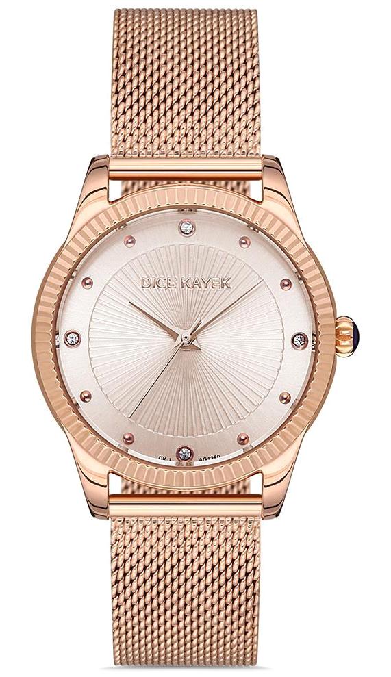 Dice Kayek DK.1.AG1280.05 36 mm Rose Gold Çelik Kordon Analog Kadın Kol Saati