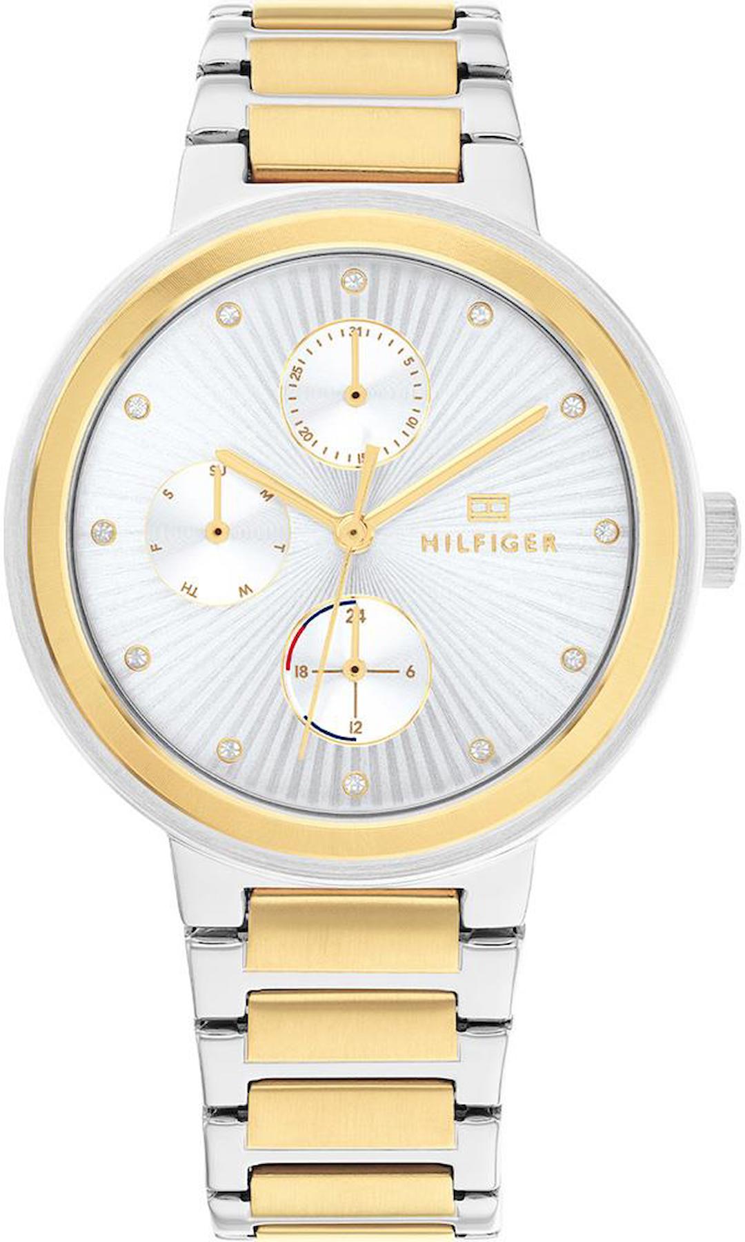 Tommy Hilfiger TH1782534 36 mm Altın-Gri Çelik Kordon Analog Kadın Kol Saati