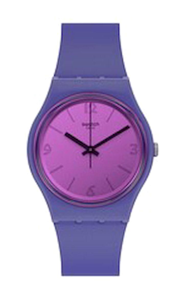 Swatch SO28N102 34 mm Mor Çelik Kordon Analog Kadın Kol Saati