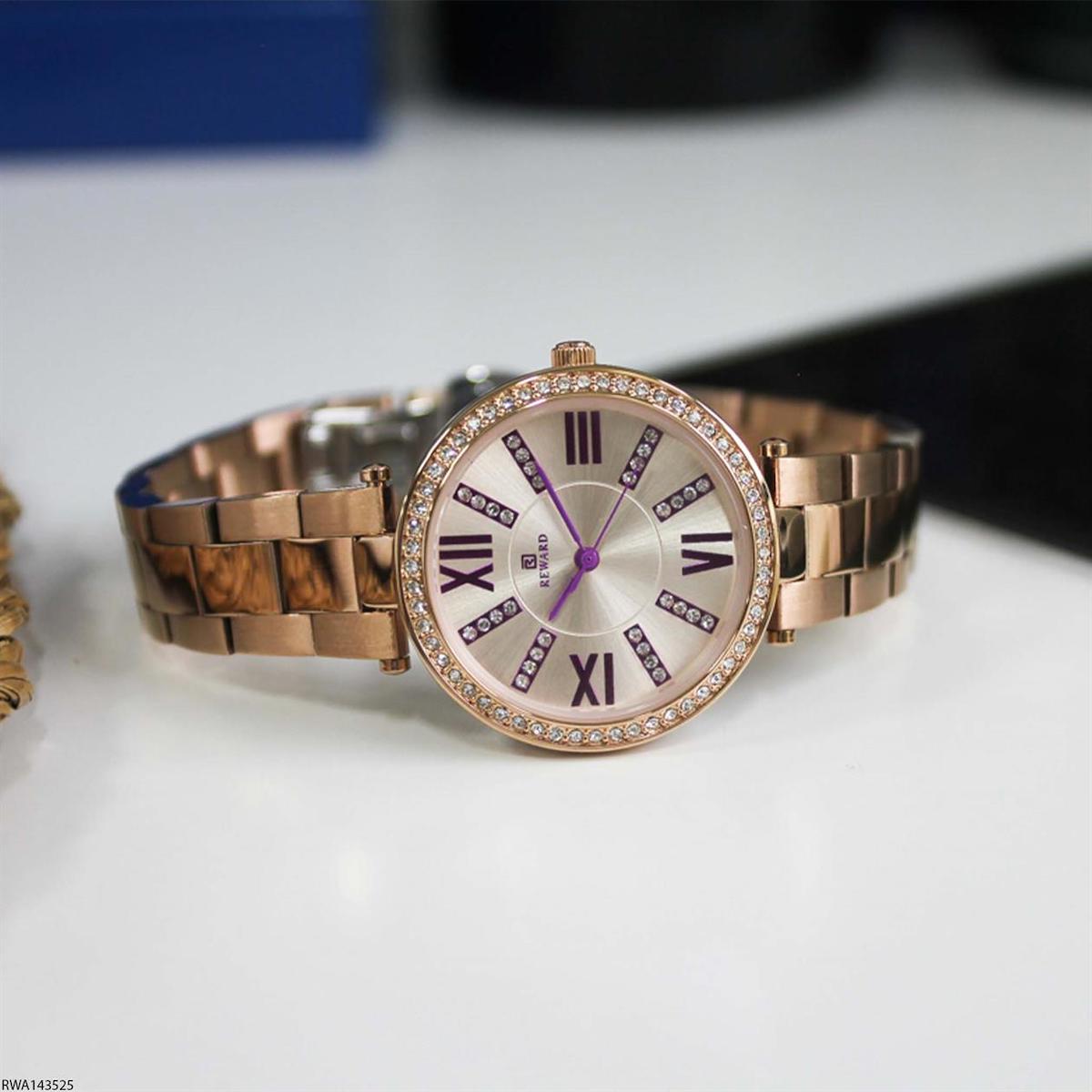 Reward RWA143525 31 mm Rose Gold Çelik Kordon Analog Kadın Kol Saati