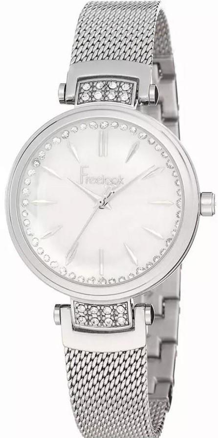 Freelook FL.1.10107.5 38 mm Gri Çelik Kordon Analog Kadın Kol Saati