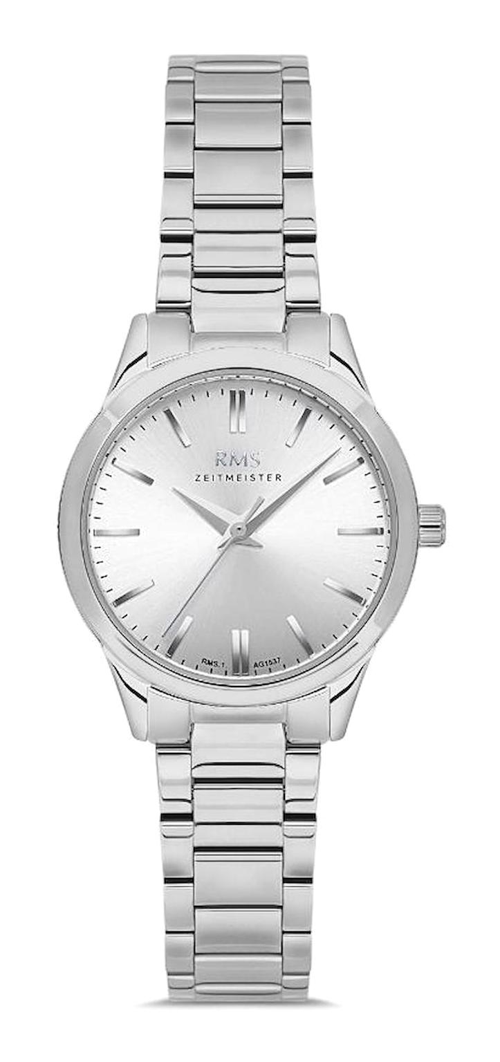 Romanson RMS.1.AG1537.01 28 mm Gri Çelik Kordon Analog Kadın Kol Saati