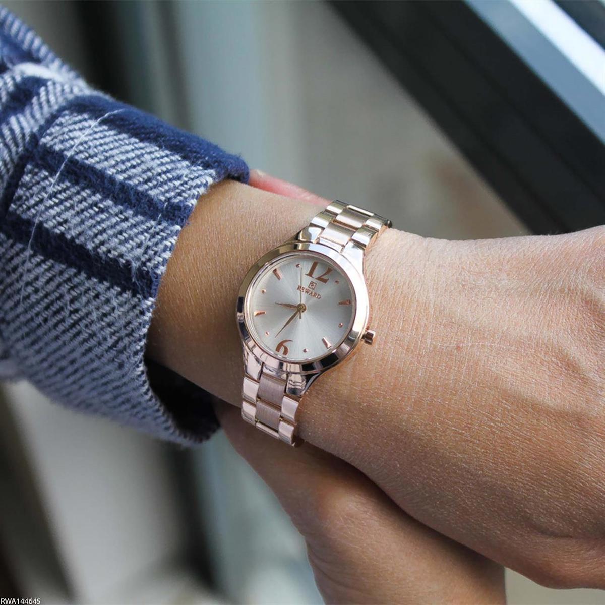 Reward RWA144645 30 mm Rose Gold Çelik Kordon Analog Kadın Kol Saati