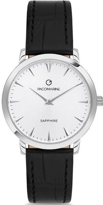 Pacomarine PM.19004.05 33 mm Siyah Deri Kordon Analog Kadın Kol Saati