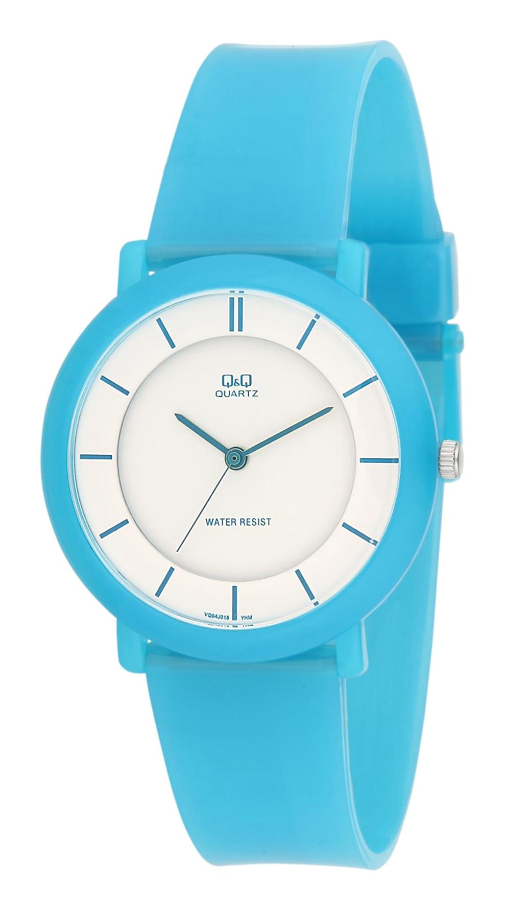 Q&Q 3K13 36 mm Mavi Silikon Kordon Analog Kadın Kol Saati