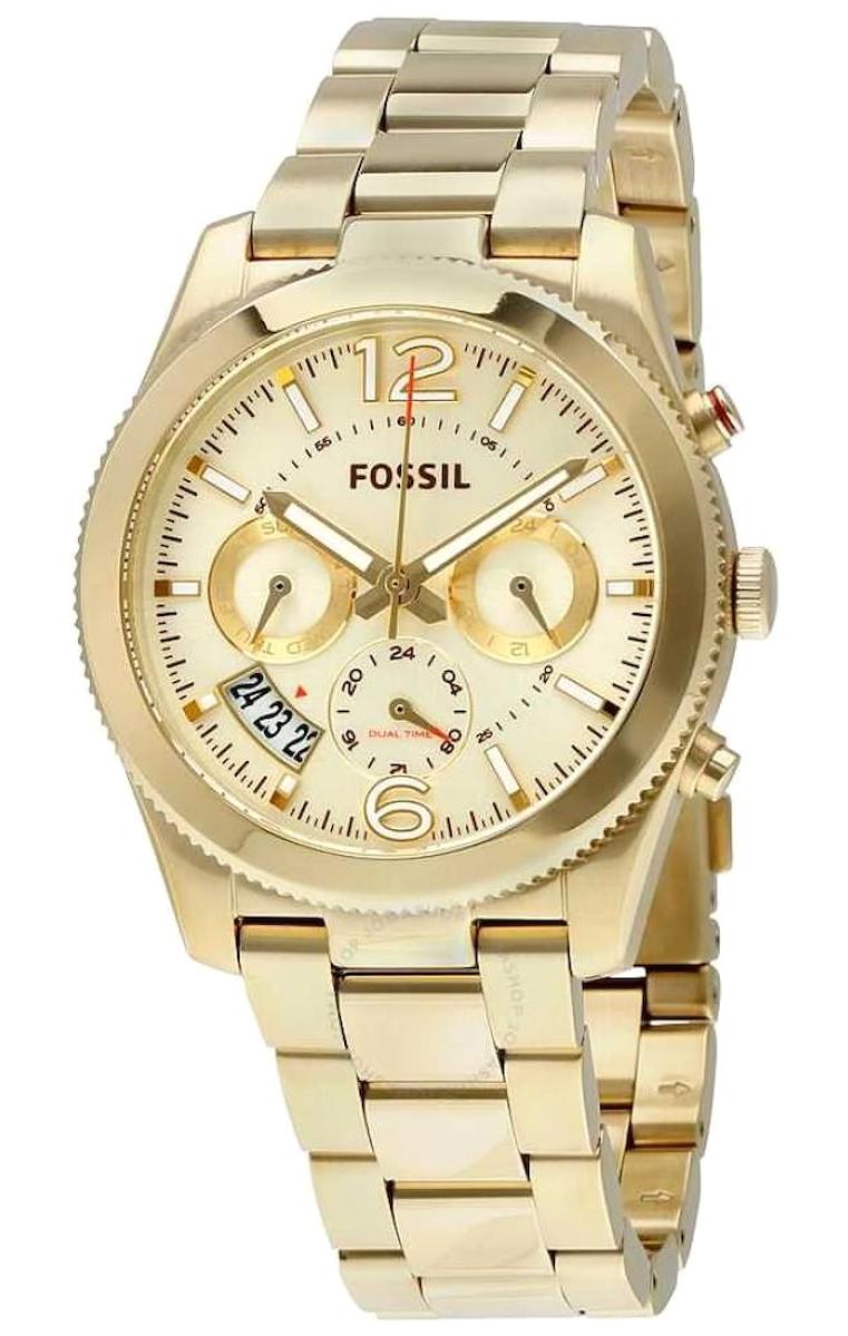 Fossil ES3884 34 mm Altın Çelik Kordon Analog Kadın Kol Saati