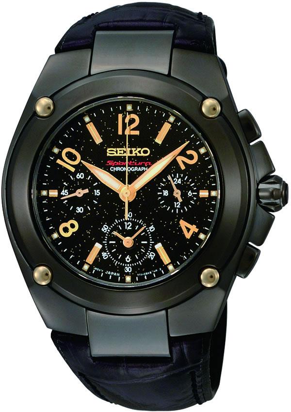 Seiko SRW893P Takvimli 34 mm Siyah Deri Kordon Analog Kadın Kol Saati