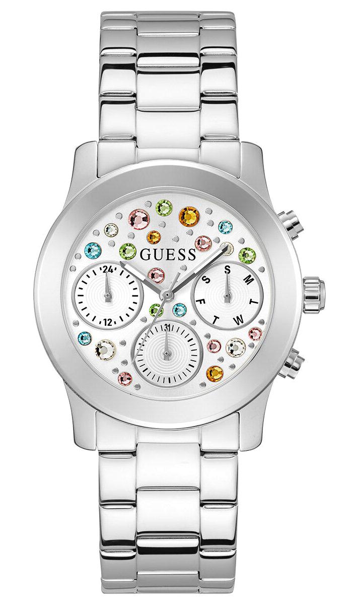 Guess GUGW0559L1 Takvimli 38 mm Gri Çelik Kordon Analog Kadın Kol Saati