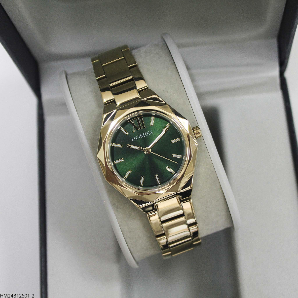 Homies HM24812S01-2 32 mm Altın Çelik Kordon Analog Kadın Kol Saati