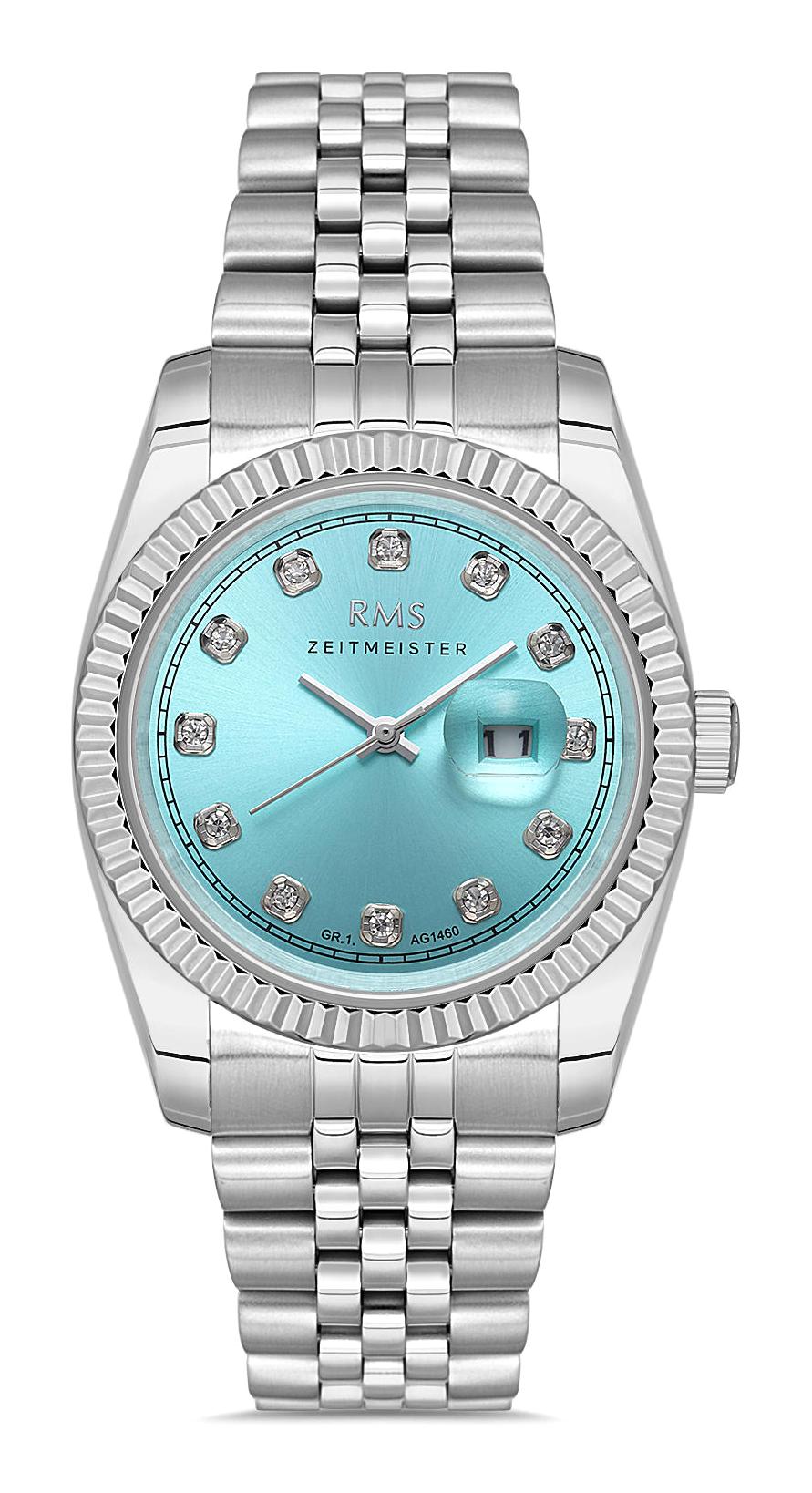 Romanson RMS.1.AG1460.10 Takvimli 33 mm Gri Çelik Kordon Analog Kadın Kol Saati