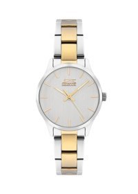 Slazenger SL.09.2191.3.01 34 mm Altın-Gri Çelik Kordon Analog Kadın Kol Saati