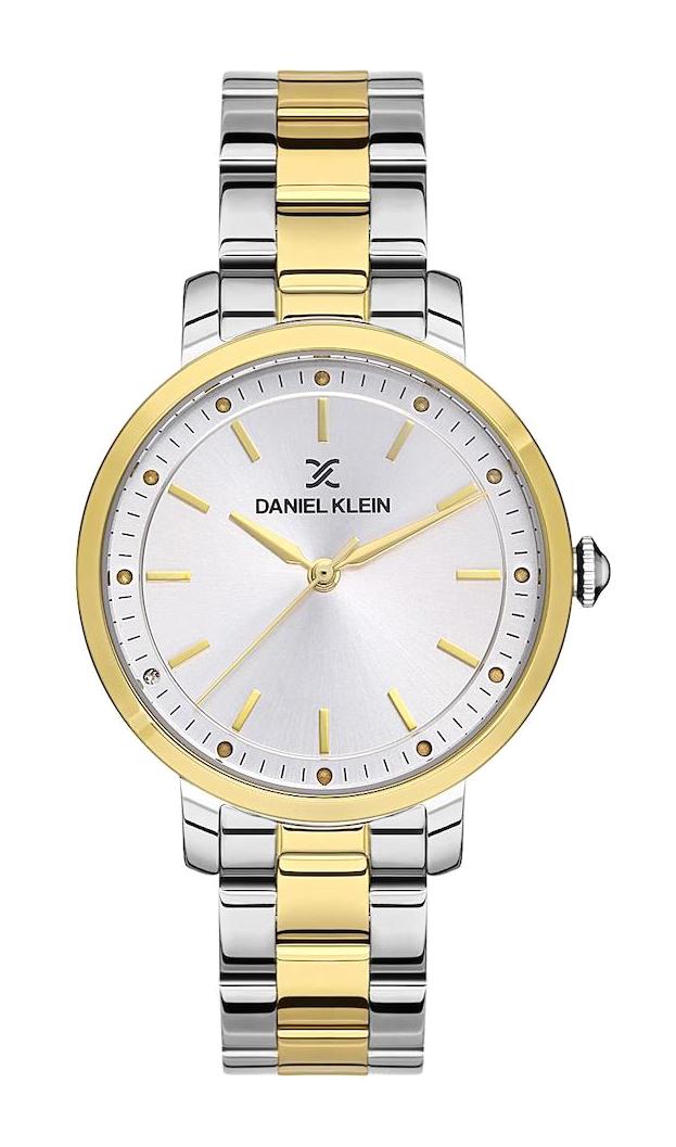 Daniel Klein DK.1.13513-3 35 mm Altın-Gri Çelik Kordon Analog Kadın Kol Saati