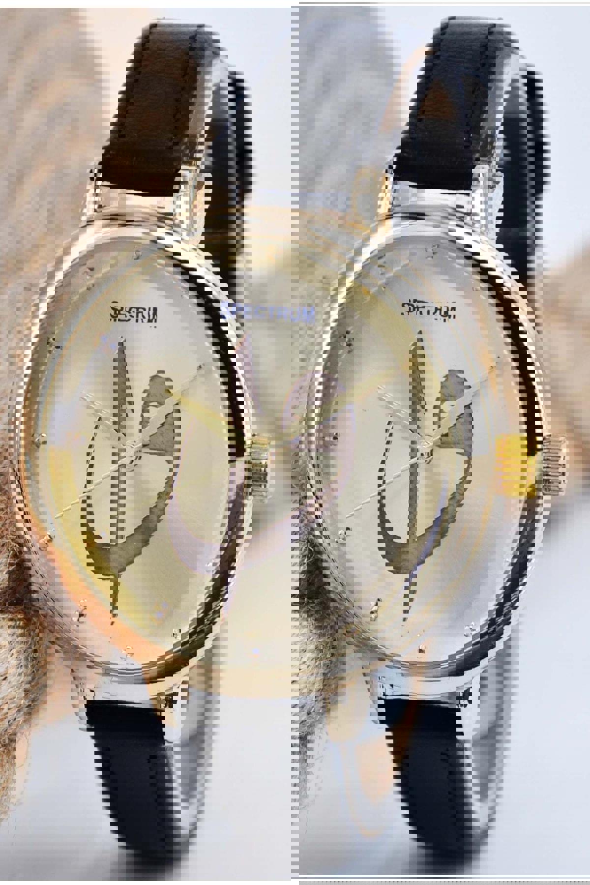 Sonsuzsaat SU-706 36-40 mm Siyah Deri Kordon Analog Kadın Kol Saati