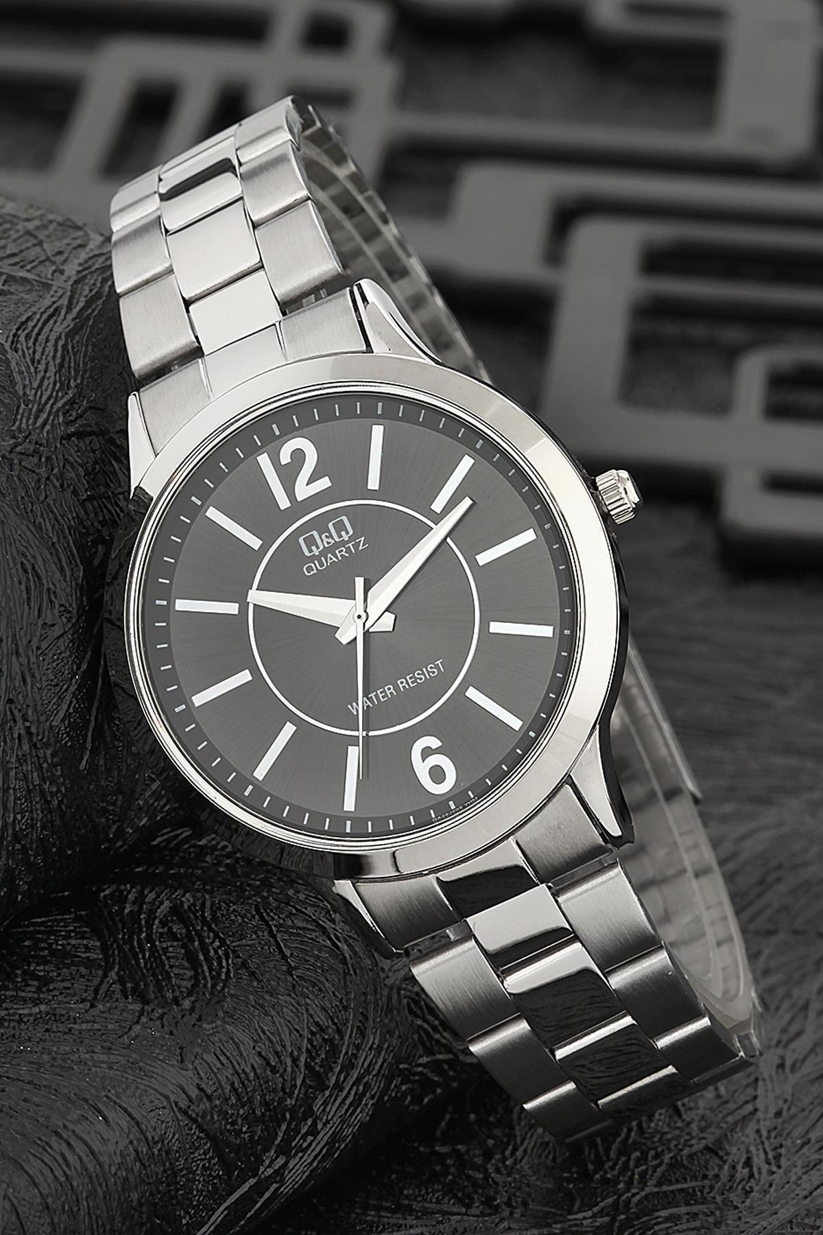 Q&Q 3G827 36 mm Gri Metal Kordon Analog Kadın Kol Saati