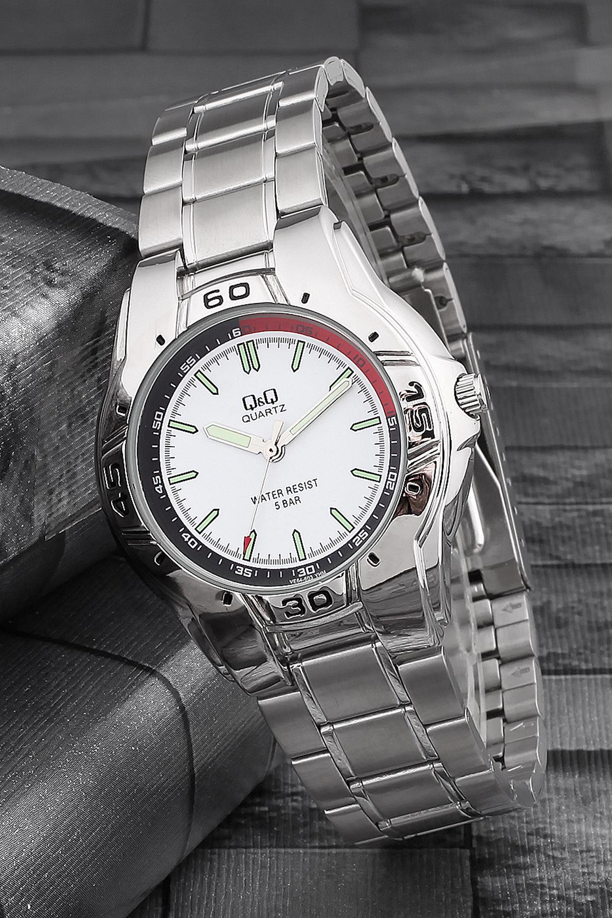 Q&Q 3G476 36 mm Gri Metal Kordon Analog Kadın Kol Saati