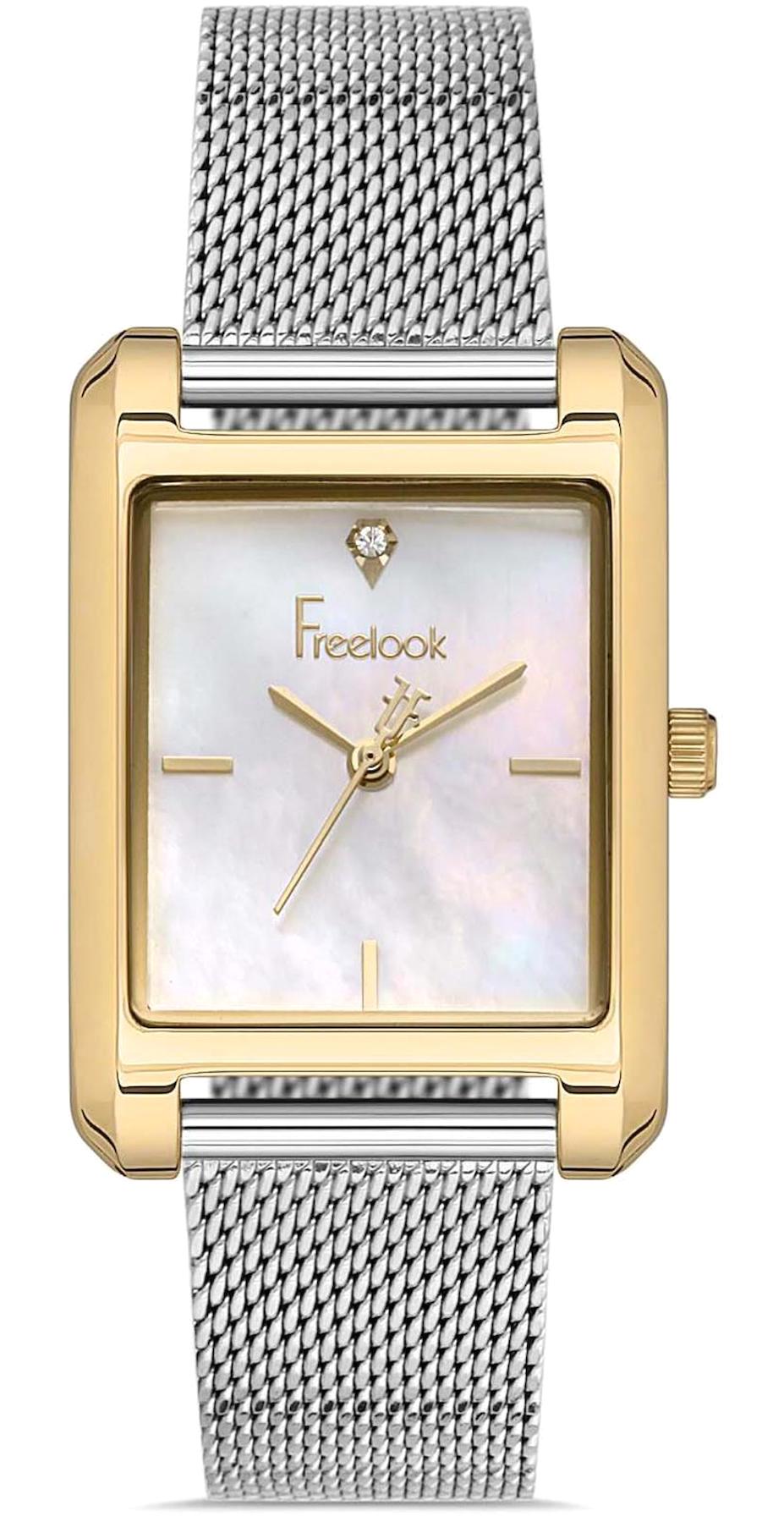 Freelook FL.1.10082.6A 26 mm Gri Çelik Kordon Analog Kadın Kol Saati