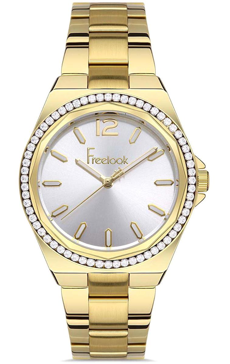Freelook FL.1.10093.1 38 mm Altın Çelik Kordon Analog Kadın Kol Saati