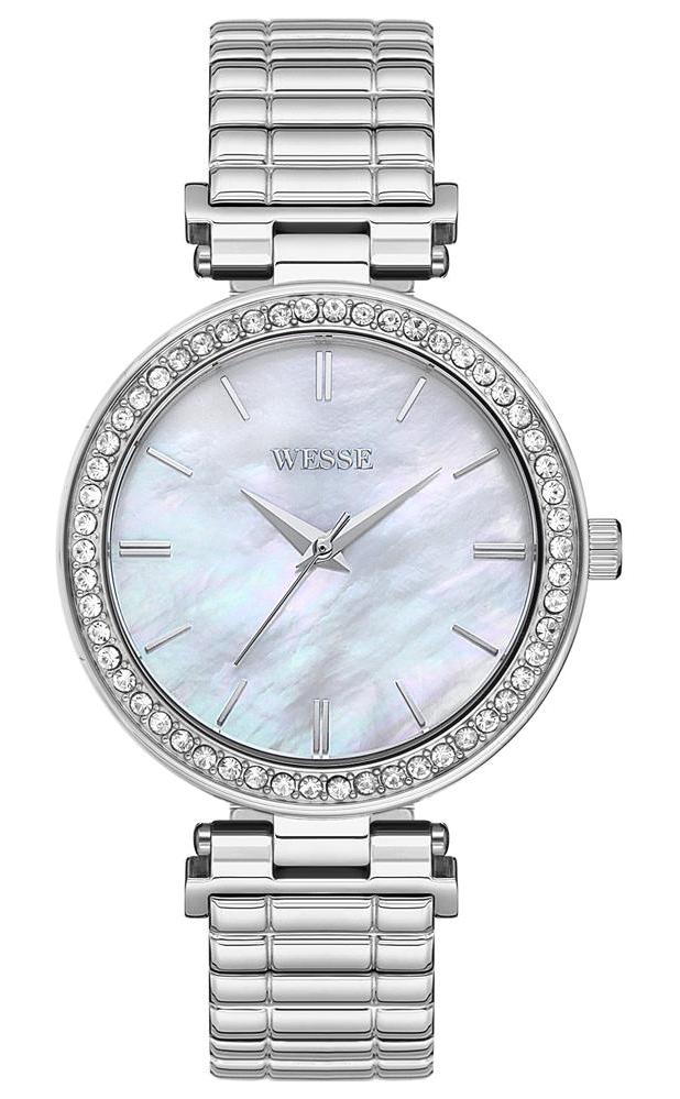 Wesse WWL301307 38 mm Gri Çelik Kordon Analog Kadın Kol Saati
