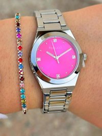Ferrucci FRC.FT.1.270 33 mm Gri Çelik Kordon Analog Kadın Kol Saati