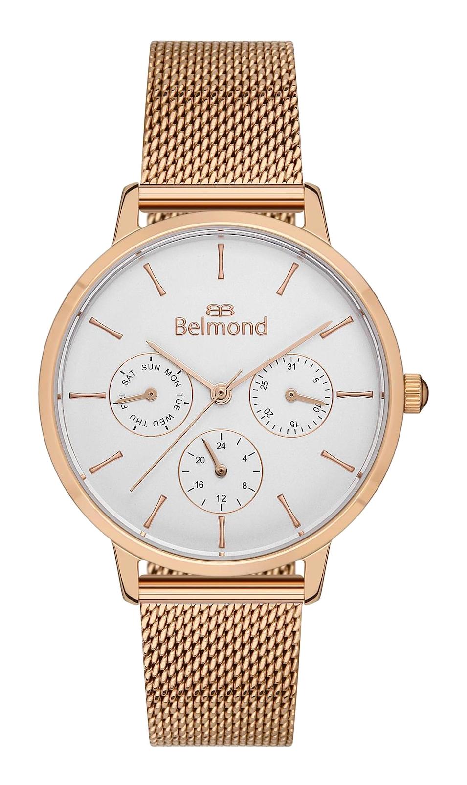 Belmond SRL1049.430 Takvimli 34 mm Rose Gold Metal Kordon Analog Kadın Kol Saati