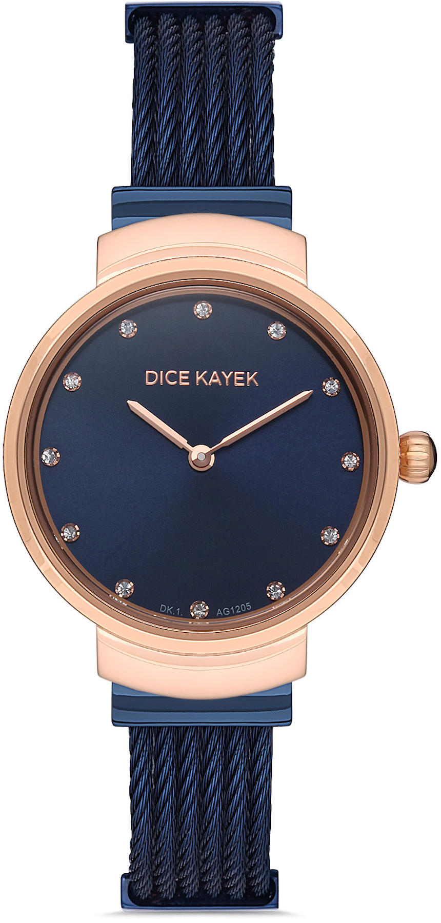 Dice Kayek DK.1.AG1205.05 36 mm Lacivert Metal Kordon Analog Kadın Kol Saati