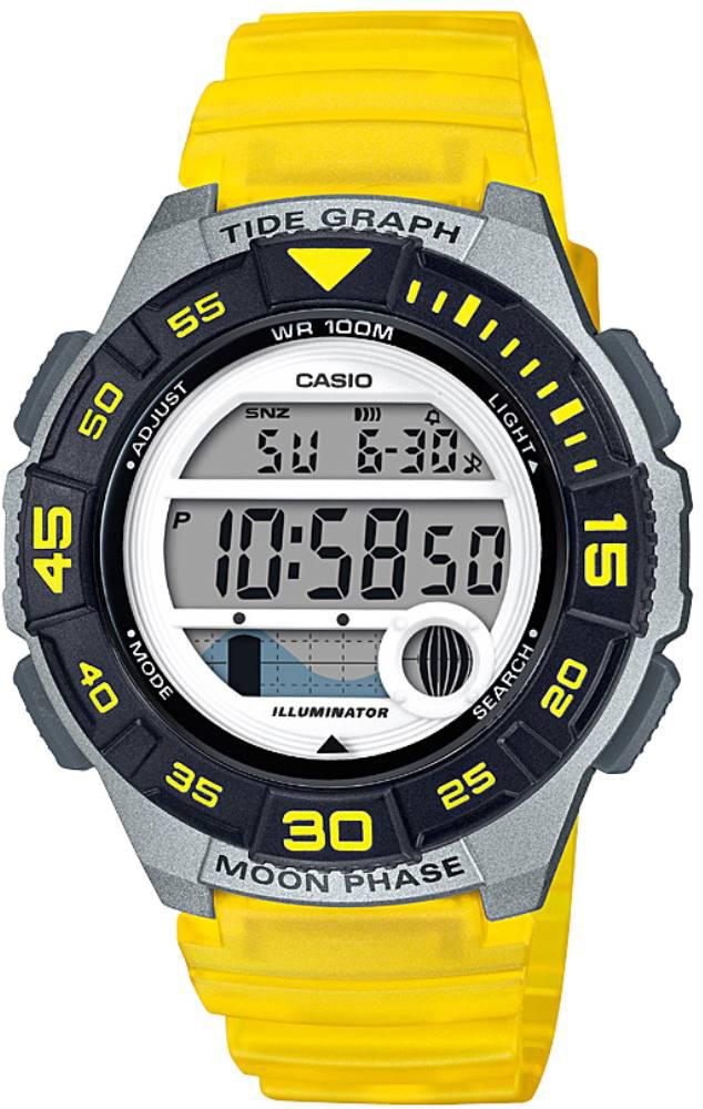 Casio LWS-1100H-9AVDF Takvimli 38 mm Sarı Çelik Kordon Dijital Kadın Kol Saati