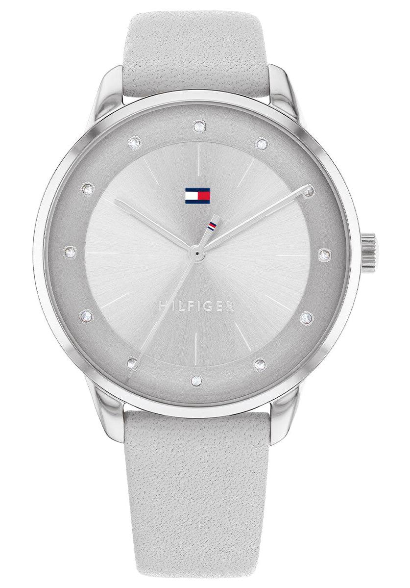 Tommy Hilfiger TH1782542 36 mm Gri Deri Kordon Analog Kadın Kol Saati