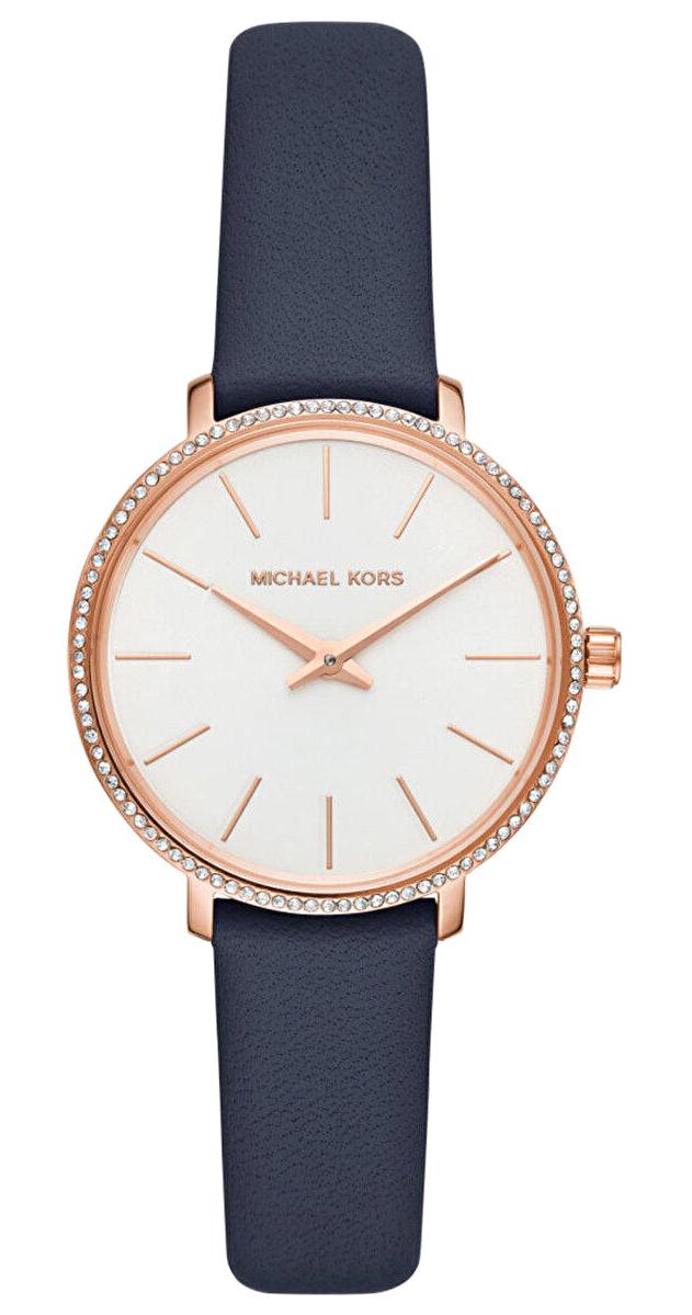 Michael Kors MK2804 32 mm Lacivert Deri Kordon Analog Kadın Kol Saati