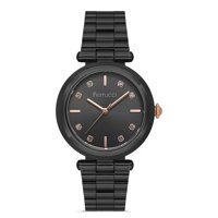 Ferrucci FER.03367M.03 35 mm Siyah Çelik Kordon Analog Kadın Kol Saati