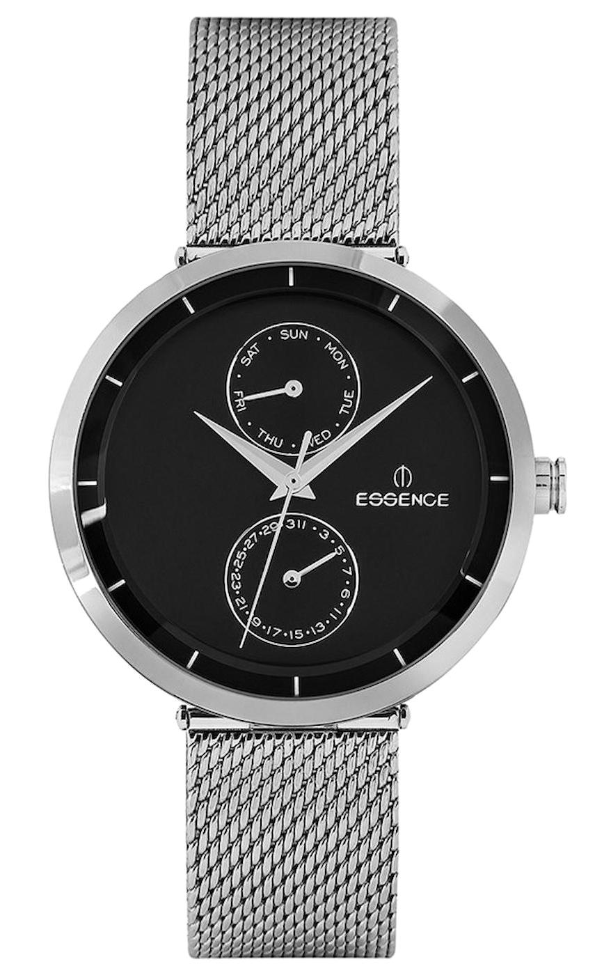 Essence ES6472ME.350 37 mm Gri Hasır Kordon Analog Kadın Kol Saati