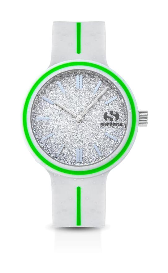 Superga STC111 35 mm Beyaz Silikon Kordon Analog Kadın Kol Saati