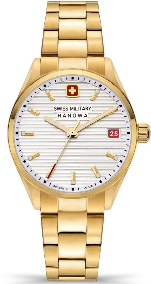 Swiss Military SMWLH2200210 Takvimli 36 mm Altın Çelik Kordon Analog Kadın Kol Saati