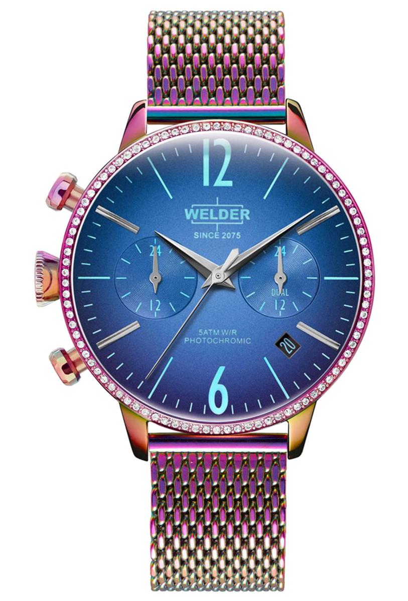 Welder Watch WWRC682 Takvimli 38 mm Çok Renkli Hasır Kordon Analog Kadın Kol Saati