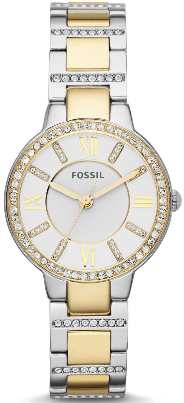 Fossil ES3503 36 mm Altın-Gri Çelik Kordon Analog Kadın Kol Saati