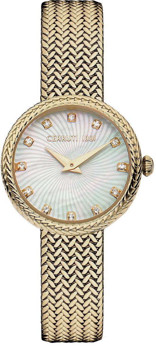 Cerruti 1881 CIWLG2207304 26 mm Altın Çelik Kordon Analog Kadın Kol Saati