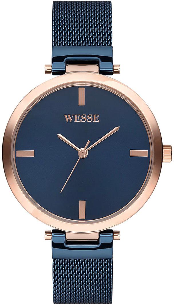 Wesse WWL101413B 36 mm Mavi Çelik Kordon Analog Kadın Kol Saati