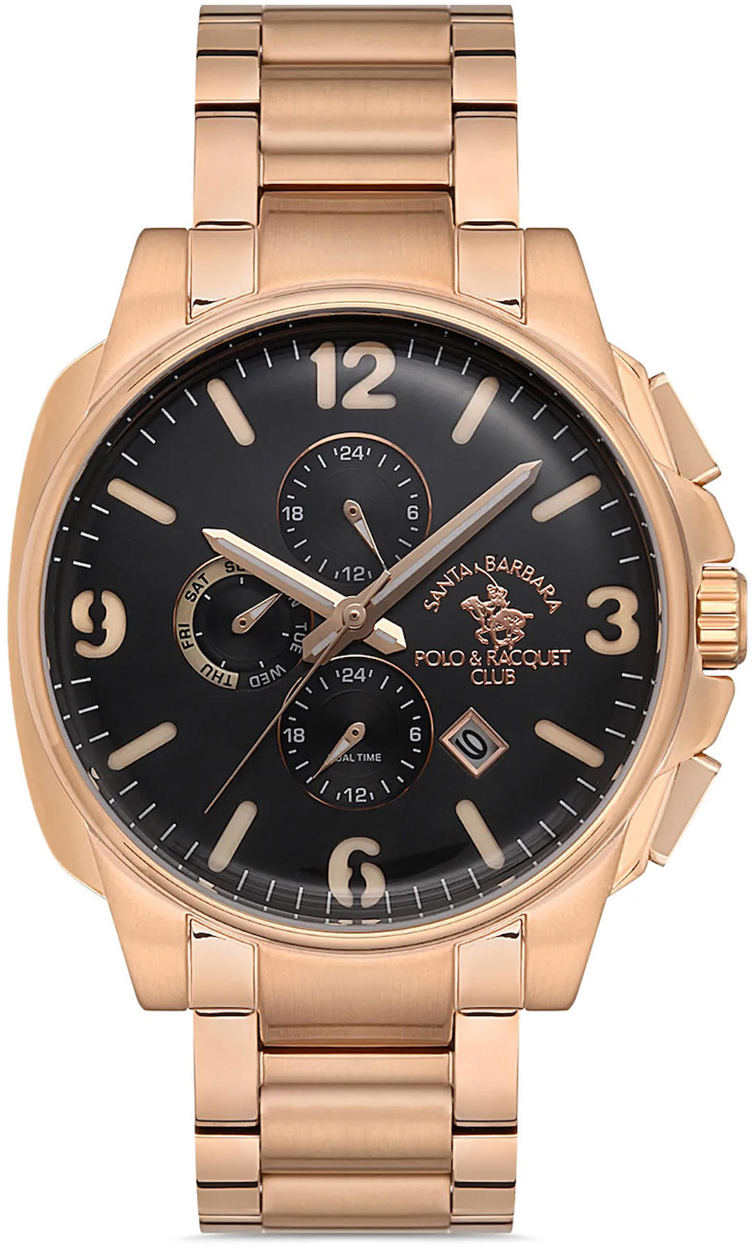 Sergio Tacchini ST.1.10281.3 Takvimli 36 mm Rose Gold Çelik Kordon Analog Kadın Kol Saati